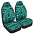 Polynesian Seamless Turquoise Car Seat Cover Universal Fit Turquoise - Polynesian Pride