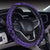 Polynesian Seamless Violet Hawaii Steering Wheel Cover with Elastic Edge - Polynesian Pride