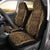 Polynesian Symmetry Gold Car Seat Cover - Polynesian Pride