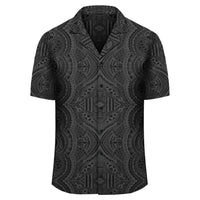 Polynesian Symmetry Gray Hawaiian Shirt - Polynesian Pride