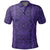 Unisex Polynesian Symmetry Violet Polo Shirt - Polynesian Pride