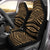 Polynesian Tatau Gold Car Seat Cover - Polynesian Pride