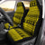 Polynesian Tattoo Tribal Yellow Car Seat Cover - Polynesian Pride