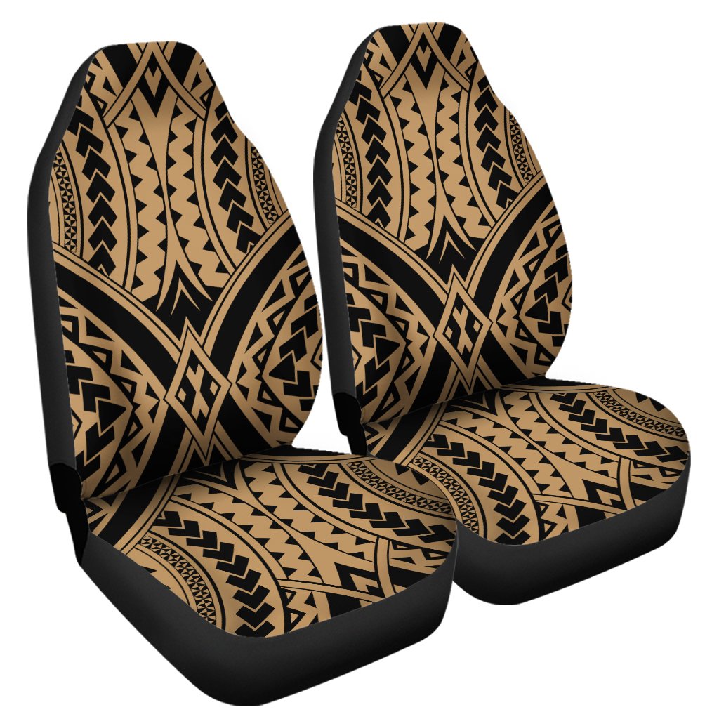 Polynesian Tradition Gold Car Seat Cover Universal Fit Gold - Polynesian Pride