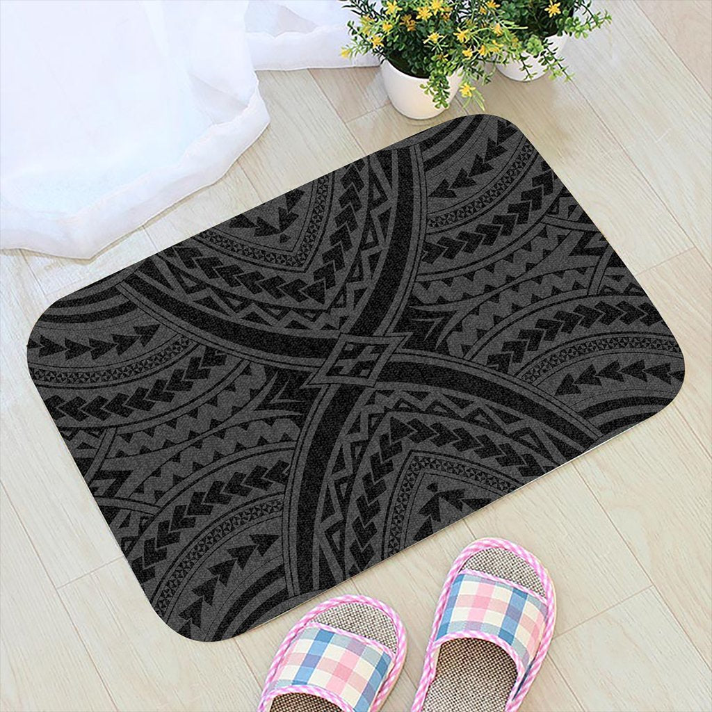 Polynesian Tradition Gray Hawaii Door Mat Door Mat Gray - Polynesian Pride