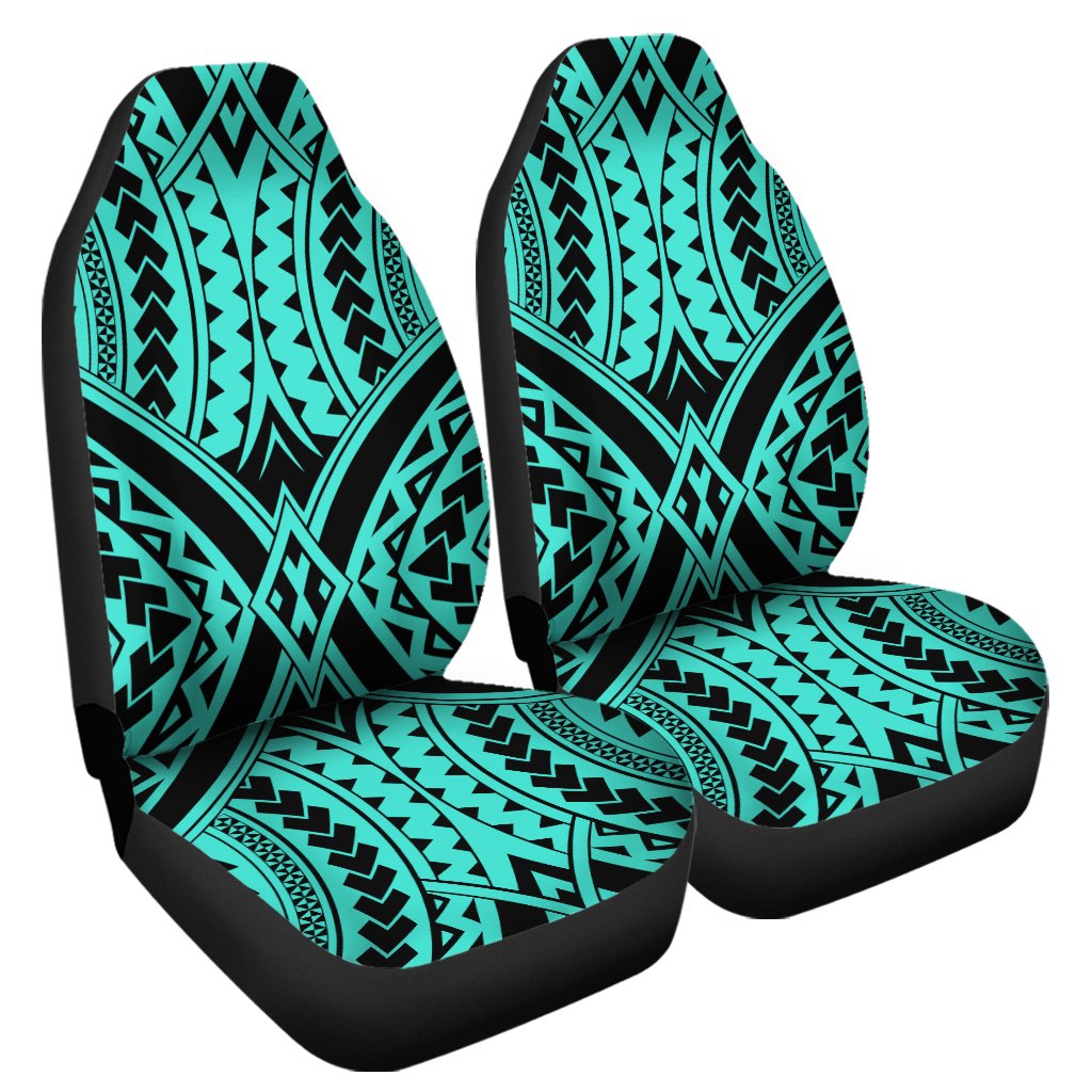 Polynesian Tradition Turquoise Car Seat Cover Universal Fit Turquoise - Polynesian Pride