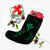 Polynesian Turtle Hammerhead Shark Ray Kanaka Hawaii Christmas Stocking Circle Green - AH - Polynesian Pride