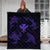 Polynesian Turtle Hammerhead Shark Ray Kanaka Hawaii Premium Quilts Circle Purple - AH - Polynesian Pride