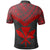 Polynesian Turtle Kanaka Map Hawaii Polo Shirt Red Ti Style - Polynesian Pride