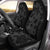 Polynesian Turtle Palm And Sea Pebbles Gray Car Seat Cover - Polynesian Pride