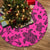 Polynesian Turtle Palm And Sea Pebbles Pink Tree Skirt 85x85 cm Pink Tree Skirt - Polynesian Pride