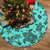 Polynesian Turtle Palm And Sea Pebbles Turquoise Tree Skirt 85x85 cm Turquoise Tree Skirt - Polynesian Pride