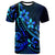 Polynesian T Shirt The Flow Of The Ocean Blue Unisex Blue - Polynesian Pride