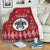 Mate Ma'a Tonga Ngatu Fonu Rugby Premium Blanket LT6 White - Polynesian Pride