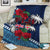 Fiji Patterns With Hibiscus Premuim Blanket LT6 - Polynesian Pride