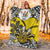 Niue Uga Premium Blanket Tribal Patterns Yellow Style LT6 - Polynesian Pride