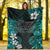 (Custom Personalised) Polynesian Fathers Day Premium Blanket I Love You In Every Universe - Turquoise LT8 - Polynesian Pride