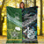 New Zealand And Cook Islands Premium Blanket Together - Paua Shell LT8 - Polynesian Pride