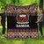 Samoa Premium Quilt Siapo Patterns LT6 Black - Polynesian Pride