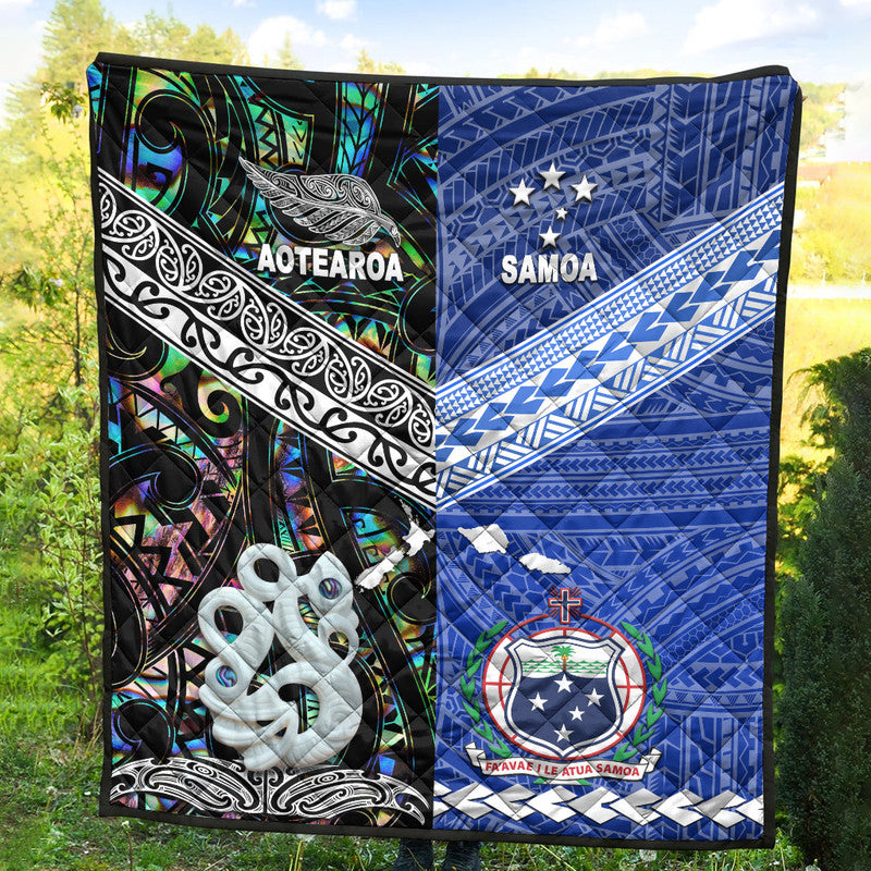 New Zealand And Samoa Premium Quilt Together - Paua Shell LT8 - Polynesian Pride