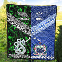 New Zealand And Samoa Premium Quilt Together - Green LT8 - Polynesian Pride