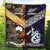 New Zealand Maori Aotearoa And Australia Aboriginal Premium Quilt Together - Purple LT8 - Polynesian Pride