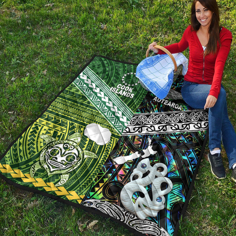 New Zealand And Cook Islands Premium Quilt Together - Paua Shell LT8 - Polynesian Pride