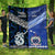 New Zealand And Samoa Premium Quilt Together - Blue LT8 Blue - Polynesian Pride