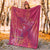 Hawaii Premium Blanket - King Of Hawaii With Hawaiian Girls Pink Version - Polynesian Pride