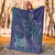 Hawaii Premium Blanket - King Of Hawaii With Hawaiian Girls Purple Version - Polynesian Pride