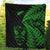 New Zealand Haka Rugby Maori Premium Quilt Silver Fern Vibes - Green LT8 - Polynesian Pride