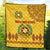 Tonga Vava'u High School Premium Quilt Simple Style - Yellow LT8 - Polynesian Pride