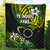 TE INUINU FAMZ - Cook Islands Rugby Premium Quilt Unique Vibes - Green LT8 - Polynesian Pride