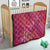 Hawaii Premium Quilt - King Of Hawaii With Hawaiian Girls Pink Version - Polynesian Pride