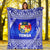 Tonga Coat Of Arms Premium Blanket Simplified Version - Blue LT8 - Polynesian Pride