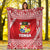 Tonga Coat Of Arms Premium Blanket Simplified Version - Red LT8 - Polynesian Pride