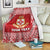 (Custom Personalised) Tonga Kolisi Tonga College Premium Blanket Simplified Version LT8 White - Polynesian Pride