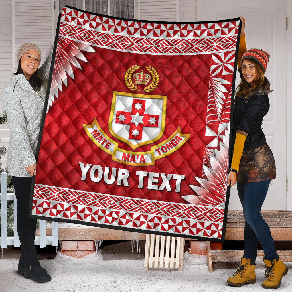 (Custom Personalised) Tonga Kolisi Tonga College Premium Quilt Simplified Version LT8 - Polynesian Pride
