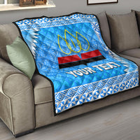 (Custom Personalised) Tonga Lavengamalie College Premium Quilt Simplified Version LT8 - Polynesian Pride