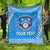 (Custom Personalised) Tonga Apifo'ou College Premium Quilt Simplified Version LT8 Blue - Polynesian Pride