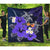 Hawaii Turtle Purple Hibiscus Polynesian Premium Quilt - Anne Style - AH Purple - Polynesian Pride