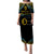 Vanuatu Proud To Be A Ni-Van - Polynesian Pattern Puletasi Dress - Sanma Province LT7 Women Black - Polynesian Pride