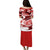 Polynesian Tribal Puletasi Dress Red LT6 - Polynesian Pride