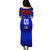 (Custom Personalised) Tonga Emancipation Day Puletaha Dress Independence Day - Unique Kahoa Heilala Flower - Blue LT8 - Polynesian Pride