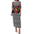 (Custom Personalised) Tonga Emancipation Day Puletaha Dress Independence Day - Simple Ngatu Heilala Flower - Black LT8 Long Dress Black - Polynesian Pride