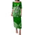 Liahona High School Tonga Puletasi Dress Kupesi Style - Ver02 LT7 Long Dress Green - Polynesian Pride