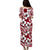 Hibiscus Puletasi Dress Fiji Red Patterns LT6 - Polynesian Pride