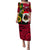 (Custom Personalised) Vanuatu Christmas - Joyeux Nol Santas God Yumi Puletasi Dress - LT2 - Polynesian Pride