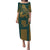 Kakau Hawaiian Polynesian Puletasi Dress LT6 Women Green - Polynesian Pride