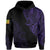 Personalized Hawaii Kanaka Map Polynesian Warrior Ikaika Hoodie William Style Purple - Polynesian Pride